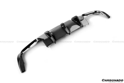 Carbonado 2012-2014 Mercedes Benz W204 C63 AMG Sedan VS Style Carbon Fiber Rear Lip