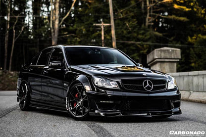 Carbonado 2012-2014 Mercedes Benz W204 C63 AMG VS Style Carbon Fiber Front Lip