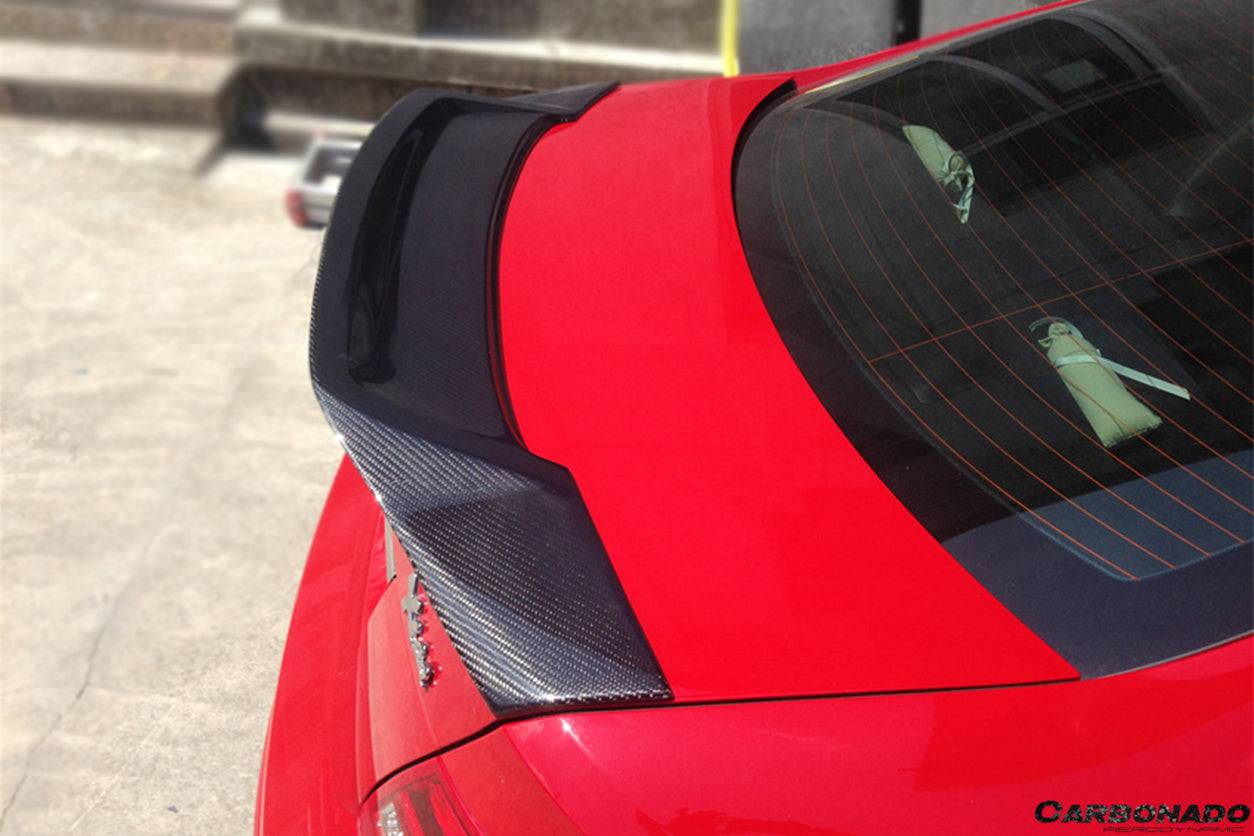 Carbonado Mercedes Benz W204 C Class   C63 AMG Coupe RT Style Carbon Fiber Trunk Spoiler