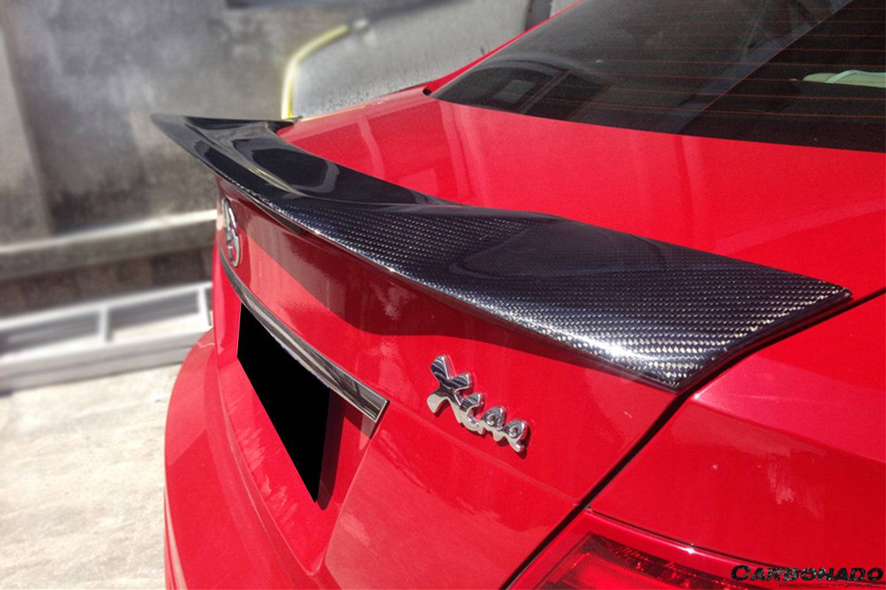 Carbonado Mercedes Benz W204 C Class   C63 AMG Coupe RT Style Carbon Fiber Trunk Spoiler