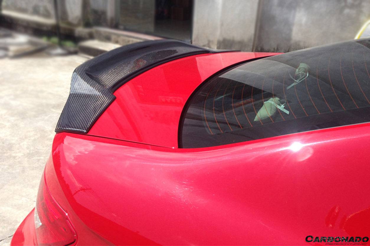 Carbonado Mercedes Benz W204 C Class   C63 AMG Coupe RT Style Carbon Fiber Trunk Spoiler