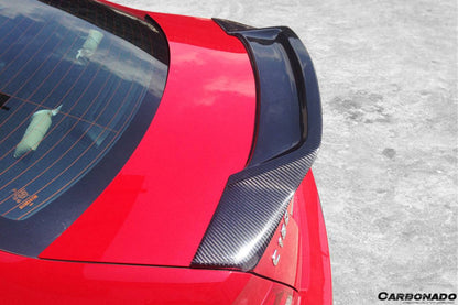 Carbonado Mercedes Benz W204 C Class   C63 AMG Coupe RT Style Carbon Fiber Trunk Spoiler