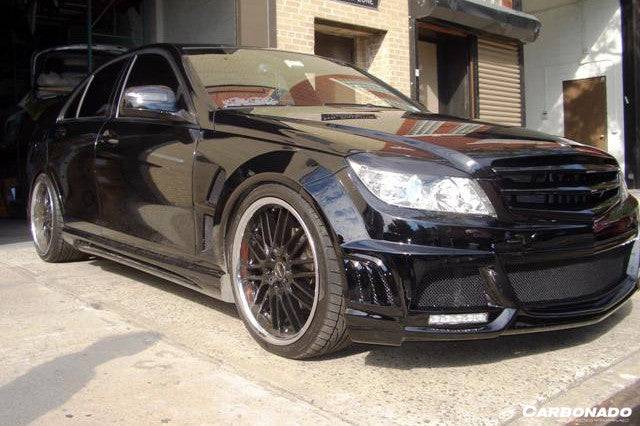 Carbonado 2008-2013 Mercedes Benz W204 C Class DE Style Front Bumper with  LED Lights