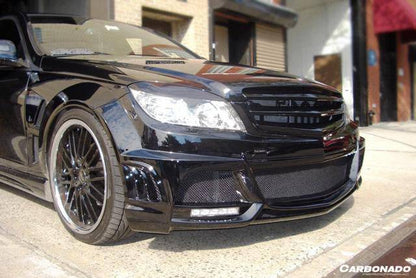 Carbonado 2008-2013 Mercedes Benz W204 C Class DE Style Front Bumper with  LED Lights