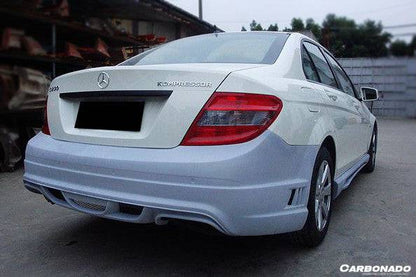 Carbonado 2008-2014 Mercedes Benz W204 C Class DE Style Rear Bumper