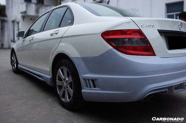 Carbonado 2008-2014 Mercedes Benz W204 C Class DE Style Rear Bumper