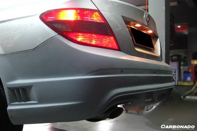 Carbonado 2008-2014 Mercedes Benz W204 C Class DE Style Rear Bumper