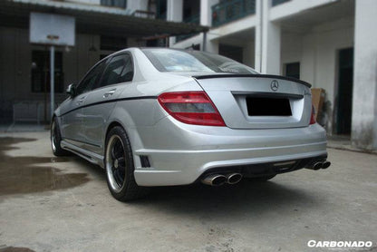 Carbonado 2008-2014 Mercedes Benz W204 C Class DE Style Rear Bumper