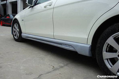 Carbonado 2008-2014 Mercedes Benz W204 C Class DE Style Side Skirts