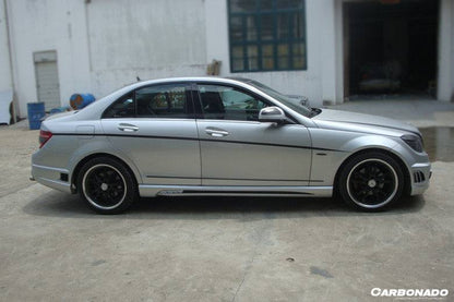 Carbonado 2008-2014 Mercedes Benz W204 C Class DE Style Side Skirts