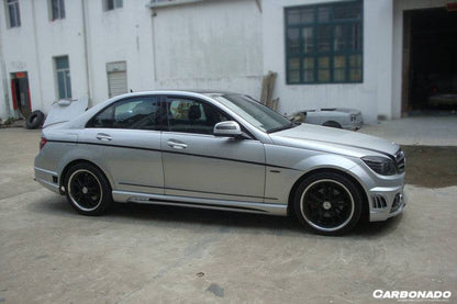 Carbonado 2008-2014 Mercedes Benz W204 C Class DE Style Side Skirts