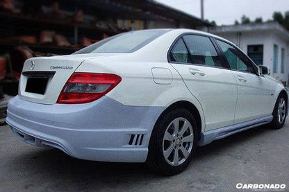 Carbonado 2008-2014 Mercedes Benz W204 C Class DE Style Rear Bumper