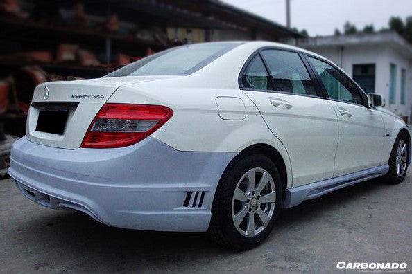 Carbonado 2008-2014 Mercedes Benz W204 C Class DE Style Rear Bumper