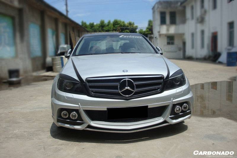 Carbonado 2008-2013 Mercedes Benz W204 C Class DE Style Front Bumper with  LED Lights