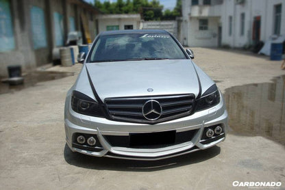 Carbonado 2008-2013 Mercedes Benz W204 C Class DE Style Front Bumper with  LED Lights