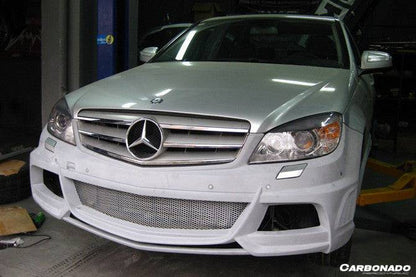 Carbonado 2008-2013 Mercedes Benz W204 C Class DE Style Front Bumper with  LED Lights