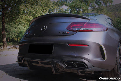 Carbonado AMG Coupe PS Style Rear Diffuser | 2015-2018 Mercedes Benz W205 C63 S