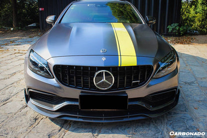 Labio delantero estilo BR para Mercedes Benz W205 C63 S AMG Coupé Carbonado 2015-2021