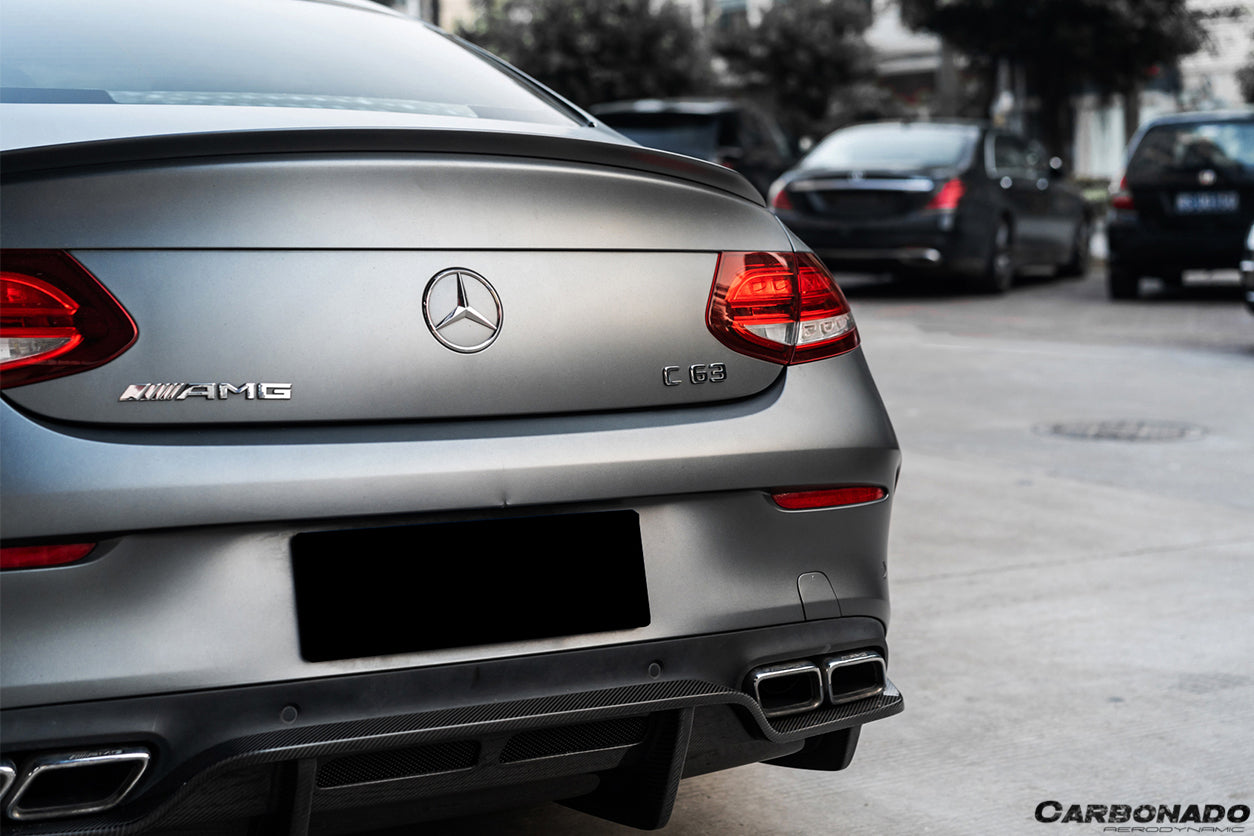 Carbonado AMG Coupe PS Style Rear Diffuser | 2015-2018 Mercedes Benz W205 C63 S