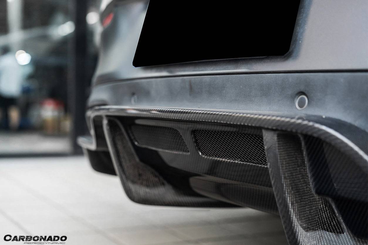 Carbonado AMG Coupe PS Style Rear Diffuser | 2015-2018 Mercedes Benz W205 C63 S