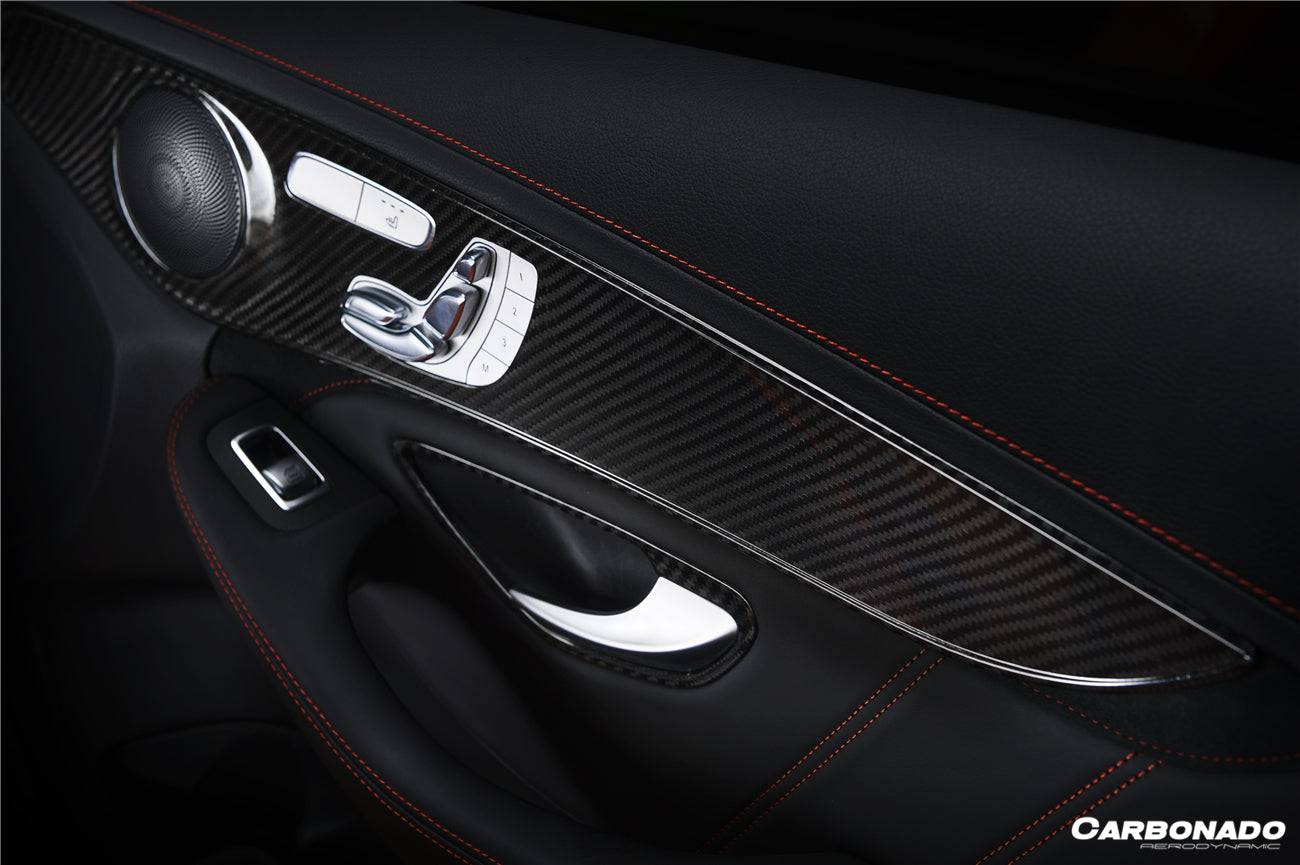 Carbonado 2015-2021 Mercedes Benz W205 C63 AMG Carbon Fiber Interior