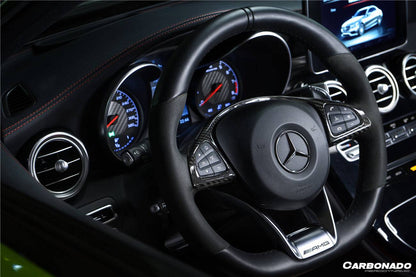 Carbonado 2015-2021 Mercedes Benz W205 C63 AMG Carbon Fiber Interior