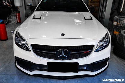 Carbonado 2015-2021 Mercedes Benz W205 C63S AMG Sedan & Coupe BKSS Style Hood