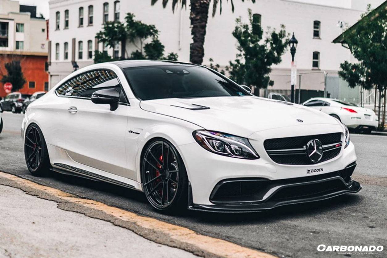 Carbonado 2015-2021 Mercedes Benz W205 C63S AMG Sedan & Coupe BKSS Style Hood