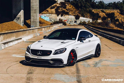 Carbonado 2015-2021 Mercedes Benz W205 C63S AMG Sedan & Coupe BKSS Style Hood