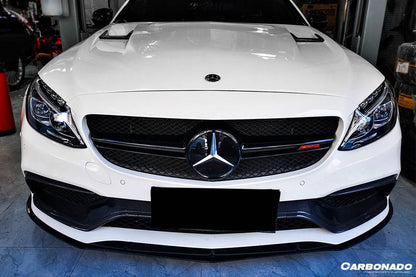 Carbonado 2015-2021 Mercedes Benz W205 C63S AMG Sedan & Coupe BKSS Style Hood
