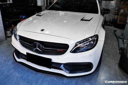 Carbonado 2015-2021 Mercedes Benz W205 C63S AMG Sedan & Coupe BKSS Style Hood