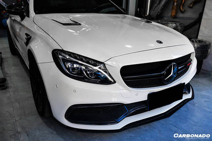 Carbonado 2015-2021 Mercedes Benz W205 C63S AMG Sedan & Coupe BKSS Style Hood