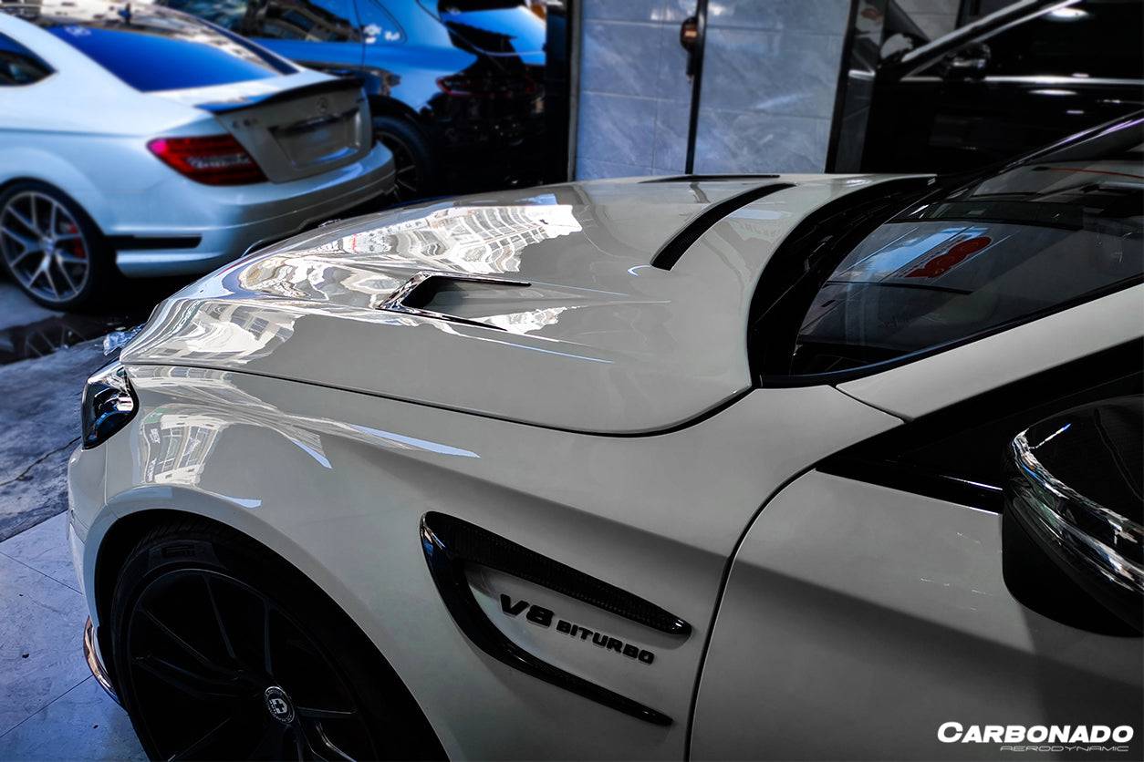 Carbonado 2015-2021 Mercedes Benz W205 C63S AMG Sedan & Coupe BKSS Style Hood