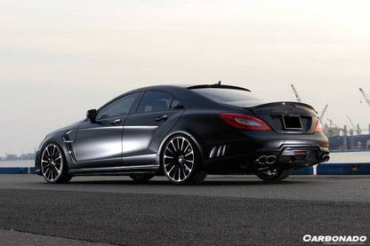 Faldones laterales estilo WD para Mercedes Benz W218 Clase CLS Carbonado 2010-2017