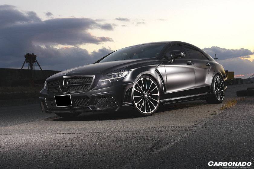 Faldones laterales estilo WD para Mercedes Benz W218 Clase CLS Carbonado 2010-2017