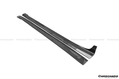 Faldones laterales debajo del tablero para Mercedes Benz W218 CLS Clase DP Carbonado 2010-2018