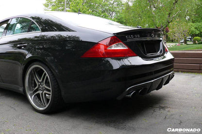 Carbonado 2006-2010 Mercedes Benz W219 CLS63 CLS55 AMG Carbon Fiber Rear Diffuser Lip