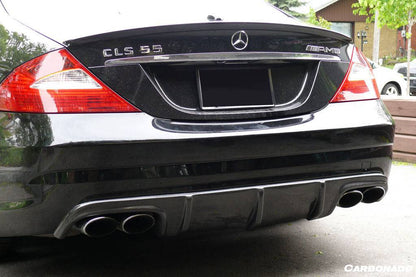 Carbonado 2006-2010 Mercedes Benz W219 CLS63 CLS55 AMG Carbon Fiber Rear Diffuser Lip