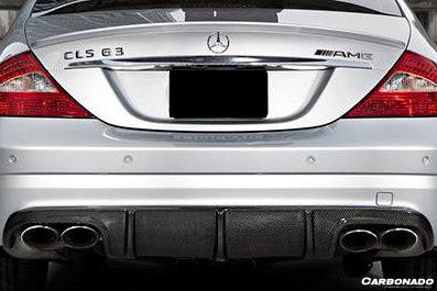 Carbonado 2006-2010 Mercedes Benz W219 CLS63 CLS55 AMG Carbon Fiber Rear Diffuser Lip