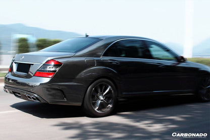 Carbonado 2007-2009 Mercedes Benz W221 S Class BK Style Rear Bumper