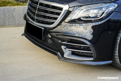 Carbonado 2018-2020 Mercedes Benz W222 Facelift Sedan IA Style Front Lip | Fits S450, S560 AMG Line