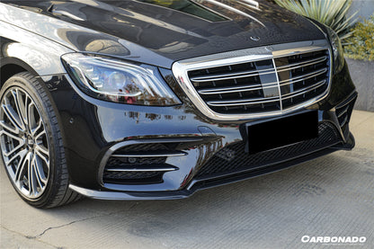 Carbonado 2018-2020 Mercedes Benz W222 Facelift Sedan IA Style Front Lip | Fits S450, S560 AMG Line