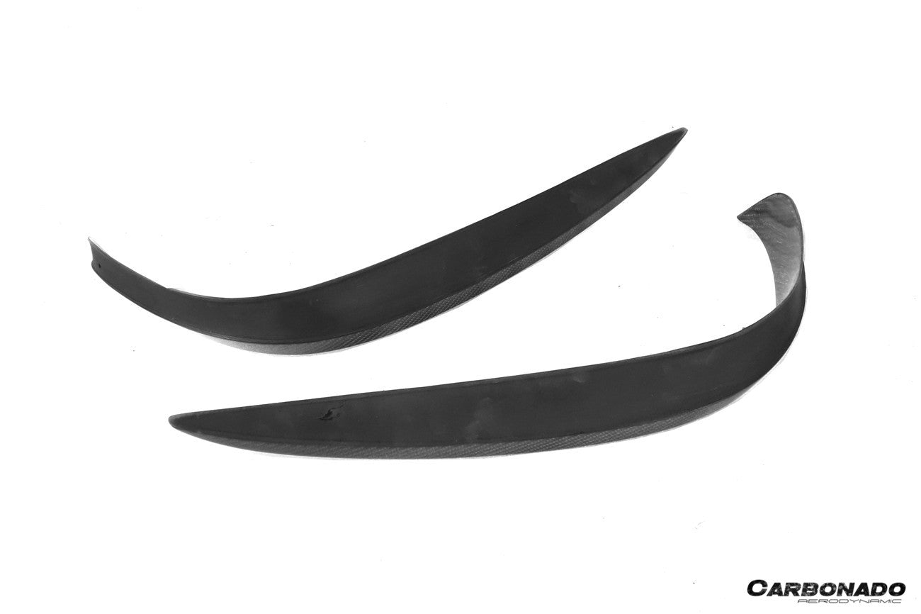 Carbonado 2018-2020 Mercedes Benz W222 Facelift Sedan IA Style Front Bumper Canards | Fits S450, S560 AMG