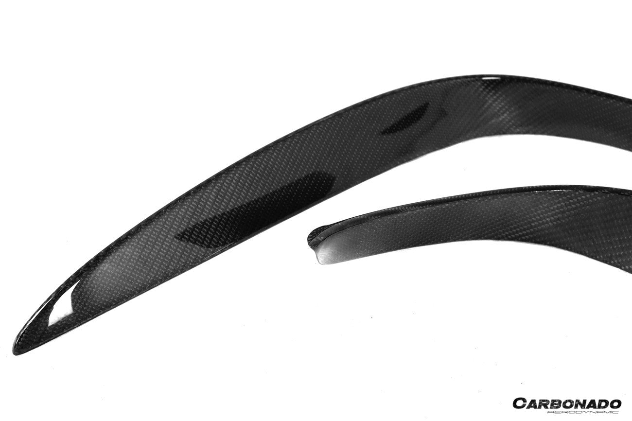 Carbonado 2018-2020 Mercedes Benz W222 Facelift Sedan IA Style Front Bumper Canards | Fits S450, S560 AMG
