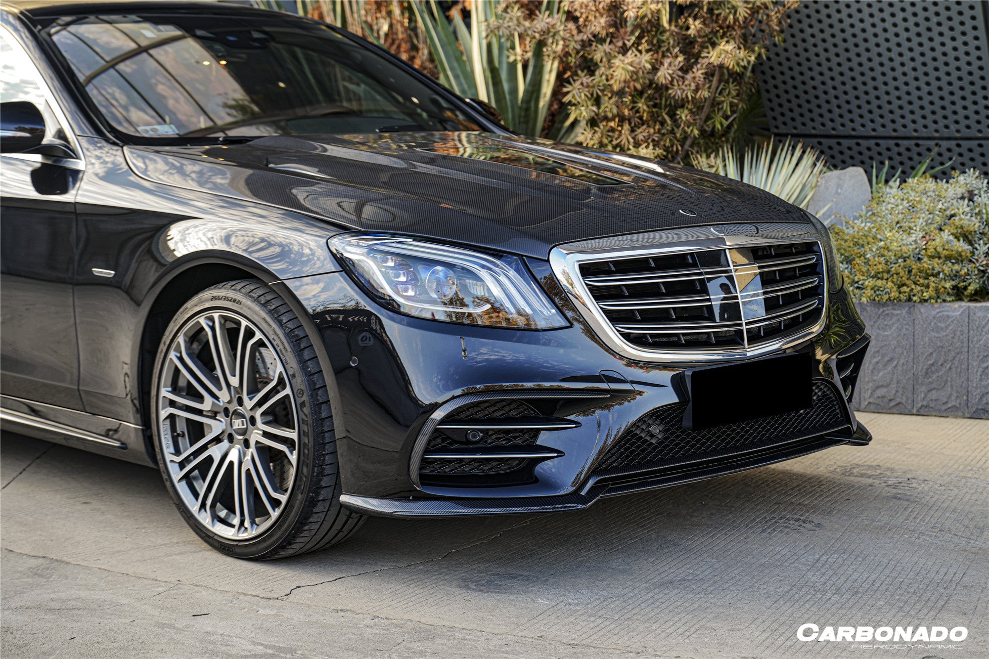 Carbonado 2018-2020 Mercedes Benz W222 Facelift Sedan IA Style Front Lip | Fits S450, S560 AMG Line