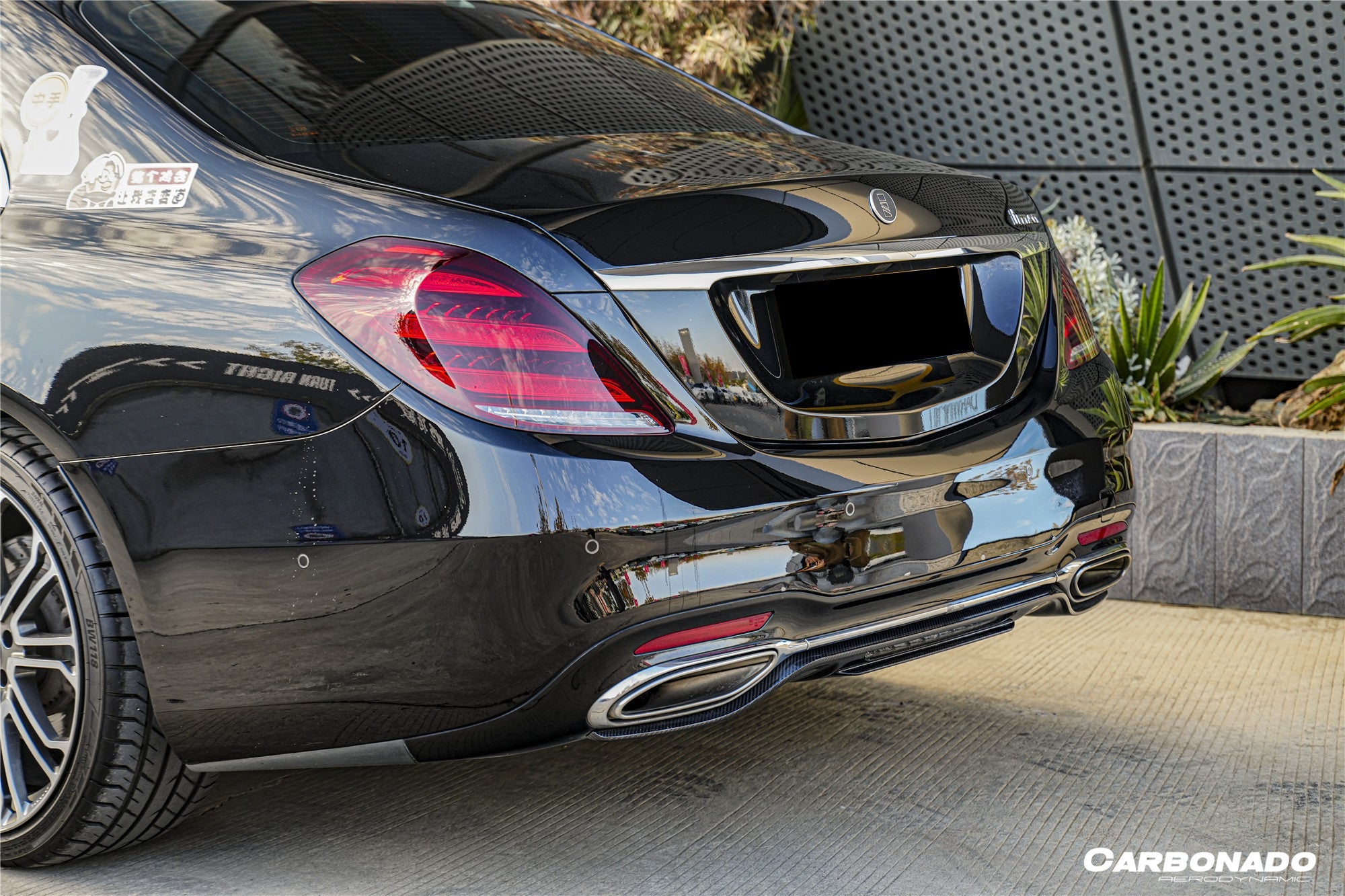 Carbonado 2018-2020 Mercedes Benz W222 Facelift Sedan IA Style Rear Diffuser | Fits S450, S560 AMG Line