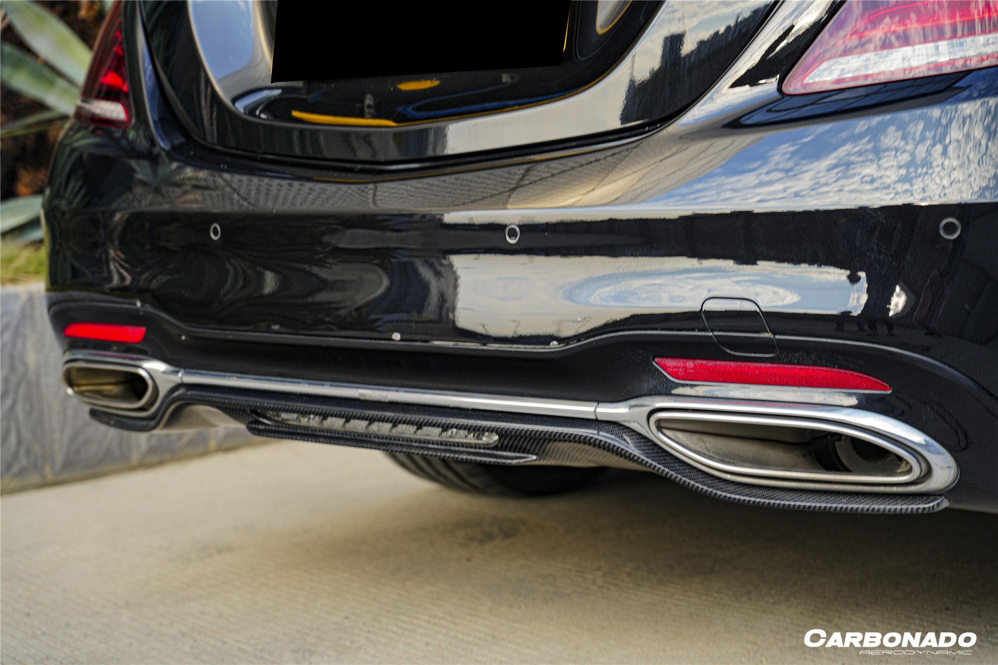 Carbonado 2018-2020 Mercedes Benz W222 Facelift Sedan IA Style Rear Diffuser | Fits S450, S560 AMG Line