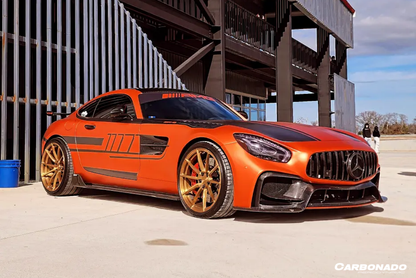 Carbonado 2015-2021 Mercedes Benz AMG GT GTS GTC GTR BK Style Partial Carbon Fiber Front Fender