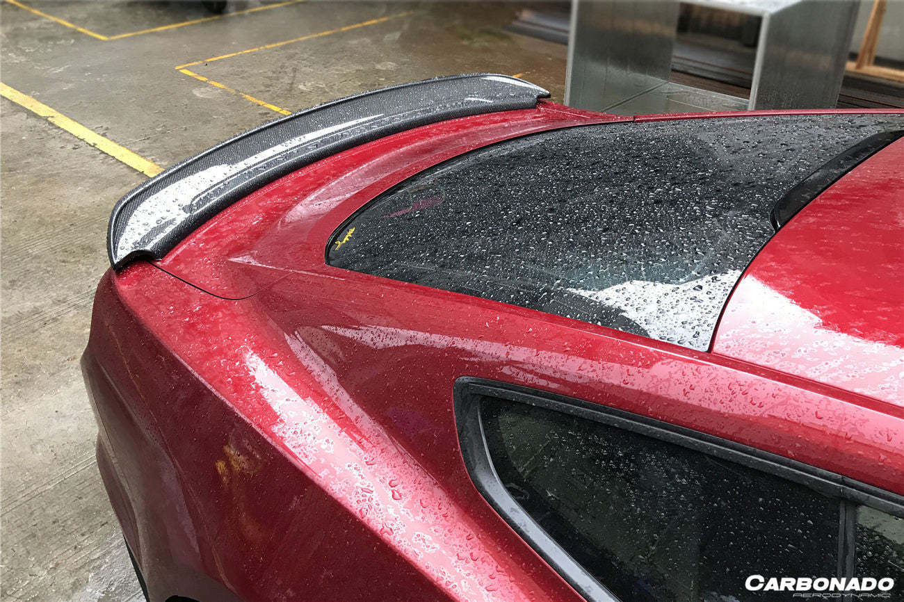 Carbonado 2015-2023 Ford Mustang BM Style Carbon Fiber Trunk Spoiler