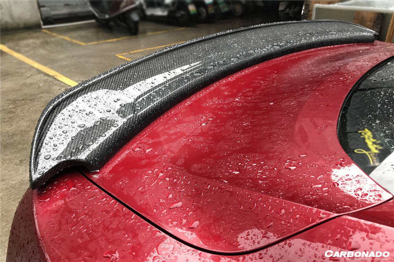 Carbonado 2015-2023 Ford Mustang BM Style Carbon Fiber Trunk Spoiler